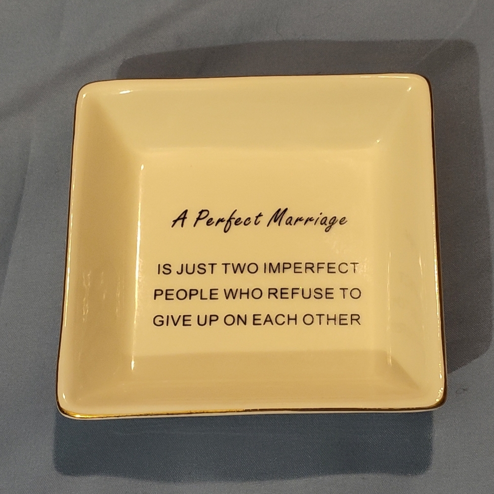 NEW! "A Perfect Marriage" Trinket Dish